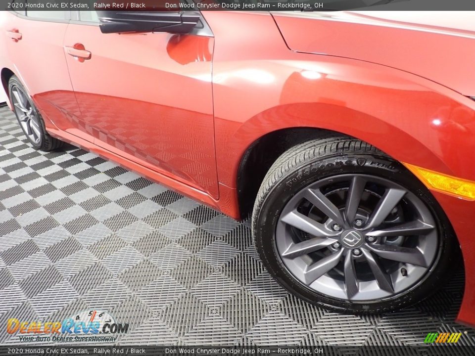 2020 Honda Civic EX Sedan Rallye Red / Black Photo #5