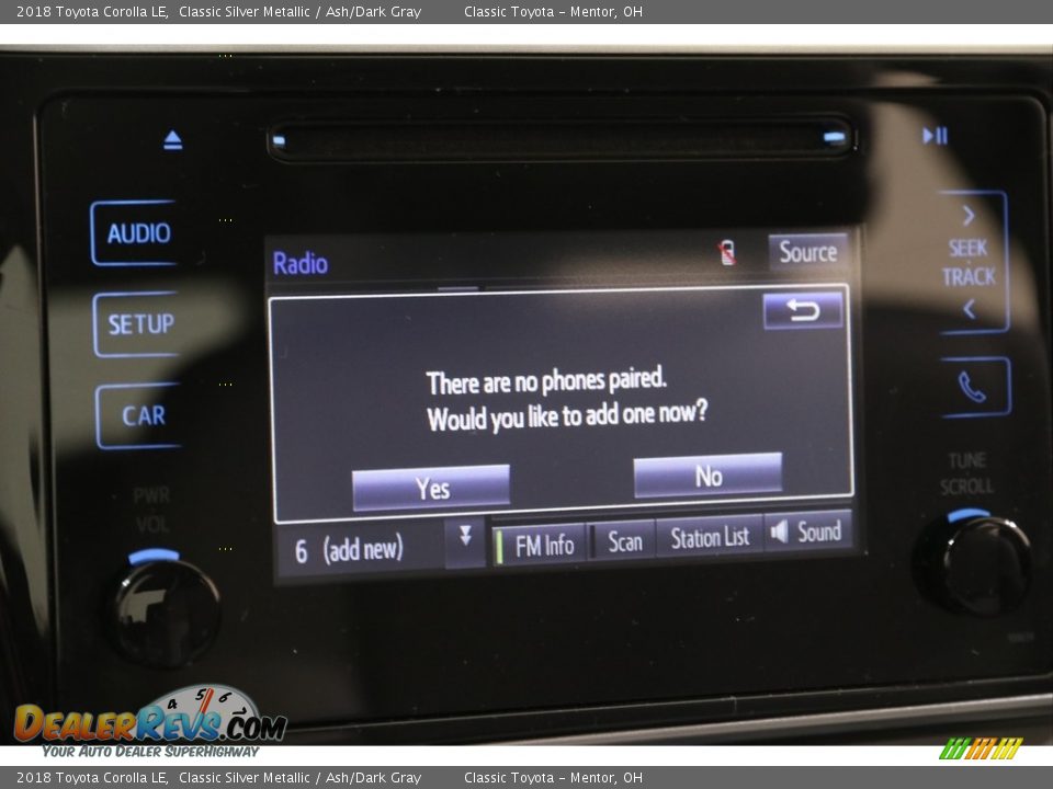 2018 Toyota Corolla LE Classic Silver Metallic / Ash/Dark Gray Photo #11