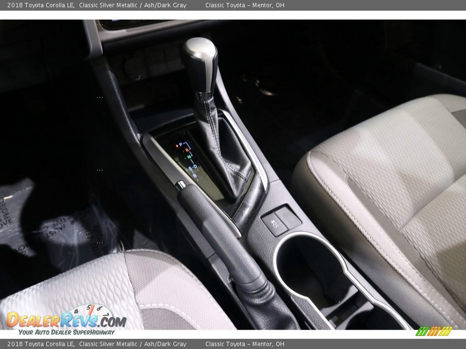 2018 Toyota Corolla LE Classic Silver Metallic / Ash/Dark Gray Photo #12