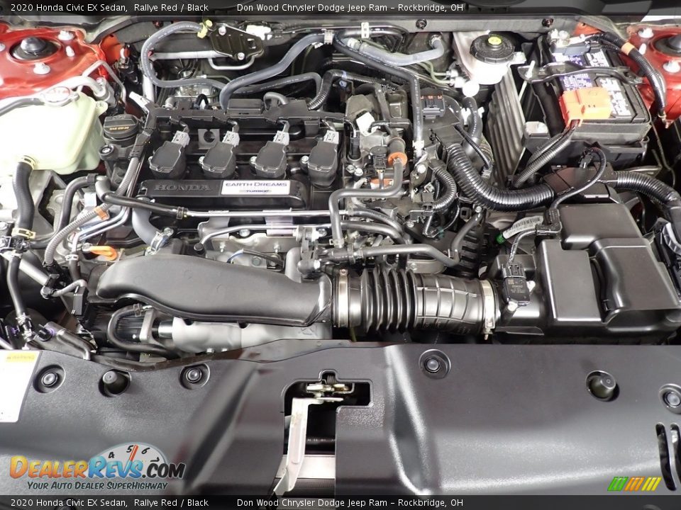 2020 Honda Civic EX Sedan Rallye Red / Black Photo #8