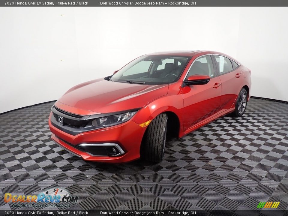 2020 Honda Civic EX Sedan Rallye Red / Black Photo #9