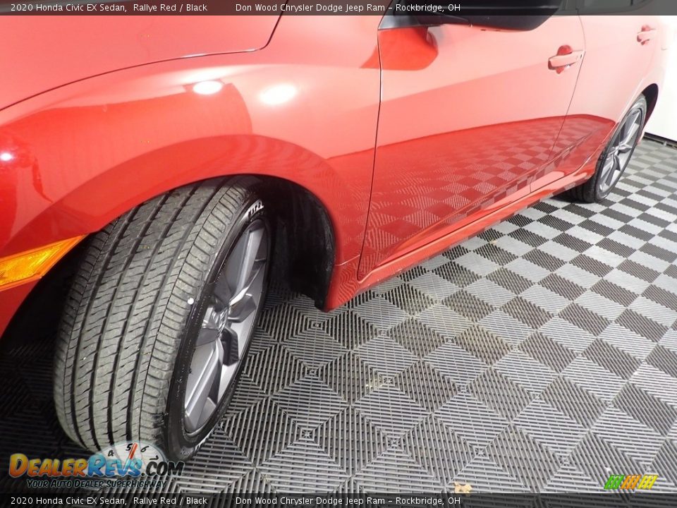 2020 Honda Civic EX Sedan Rallye Red / Black Photo #10