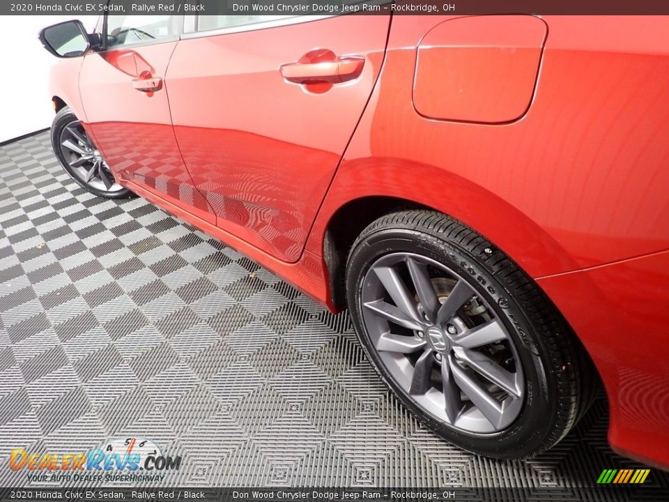 2020 Honda Civic EX Sedan Rallye Red / Black Photo #11