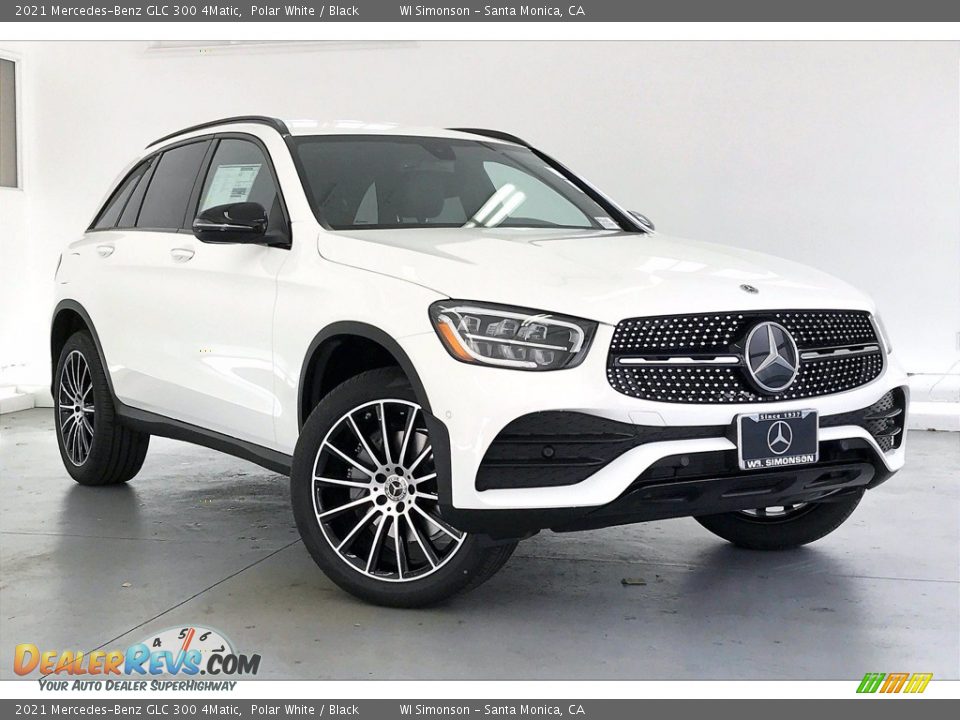 2021 Mercedes-Benz GLC 300 4Matic Polar White / Black Photo #12