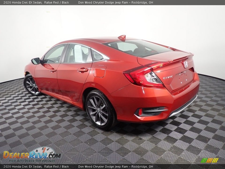 2020 Honda Civic EX Sedan Rallye Red / Black Photo #12