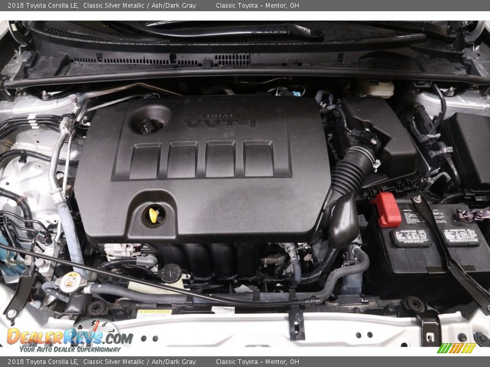 2018 Toyota Corolla LE Classic Silver Metallic / Ash/Dark Gray Photo #17