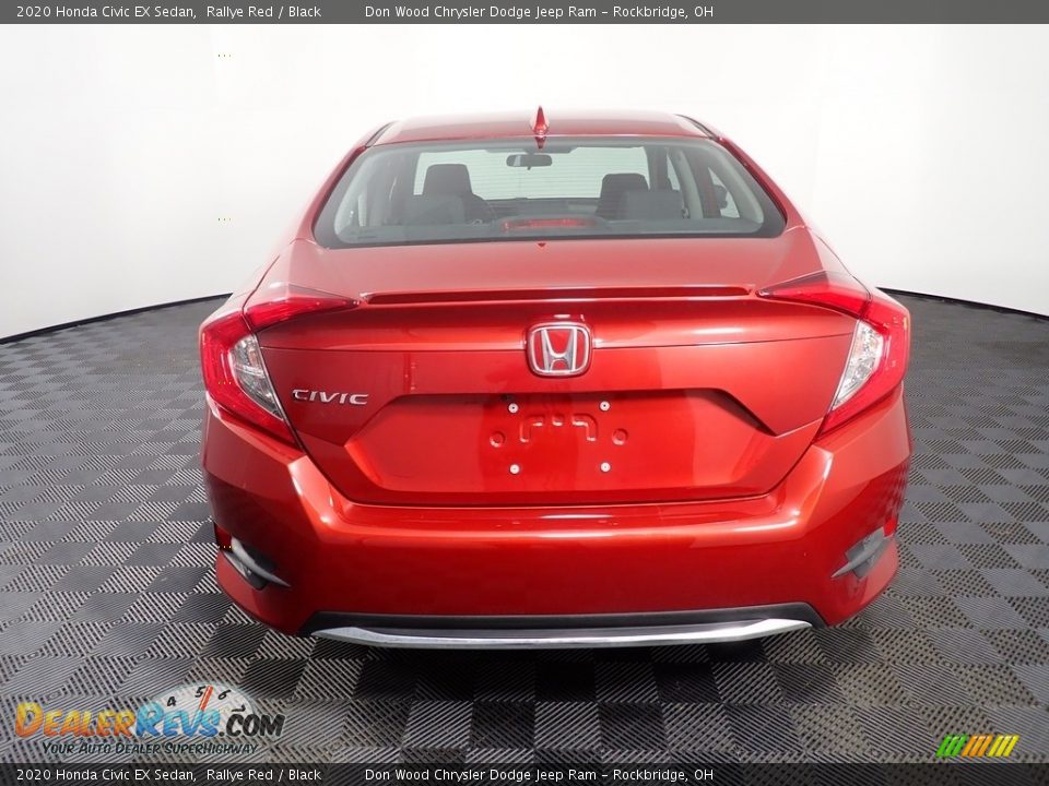 2020 Honda Civic EX Sedan Rallye Red / Black Photo #13