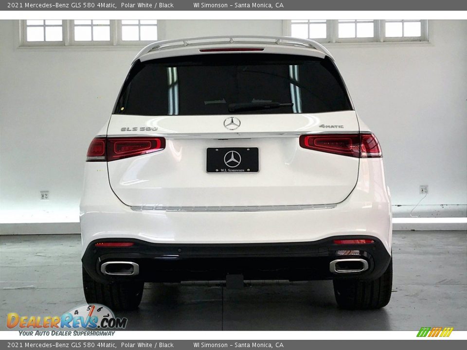 2021 Mercedes-Benz GLS 580 4Matic Polar White / Black Photo #3