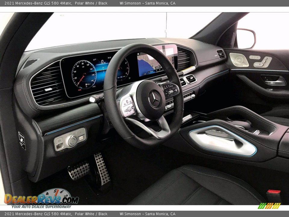 2021 Mercedes-Benz GLS 580 4Matic Polar White / Black Photo #4