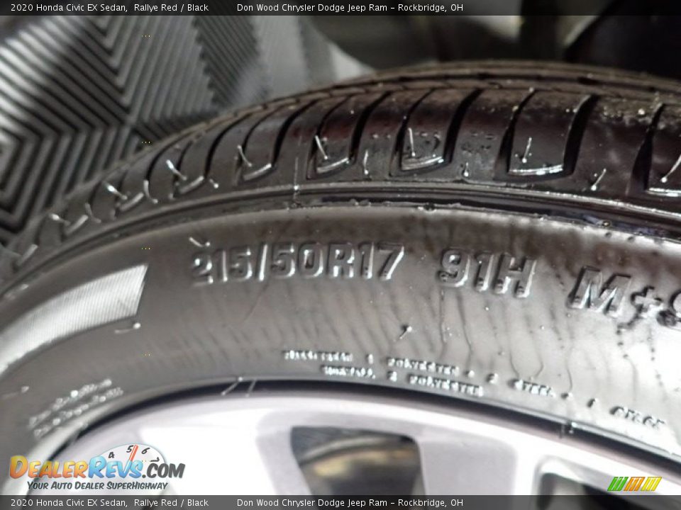 2020 Honda Civic EX Sedan Rallye Red / Black Photo #18