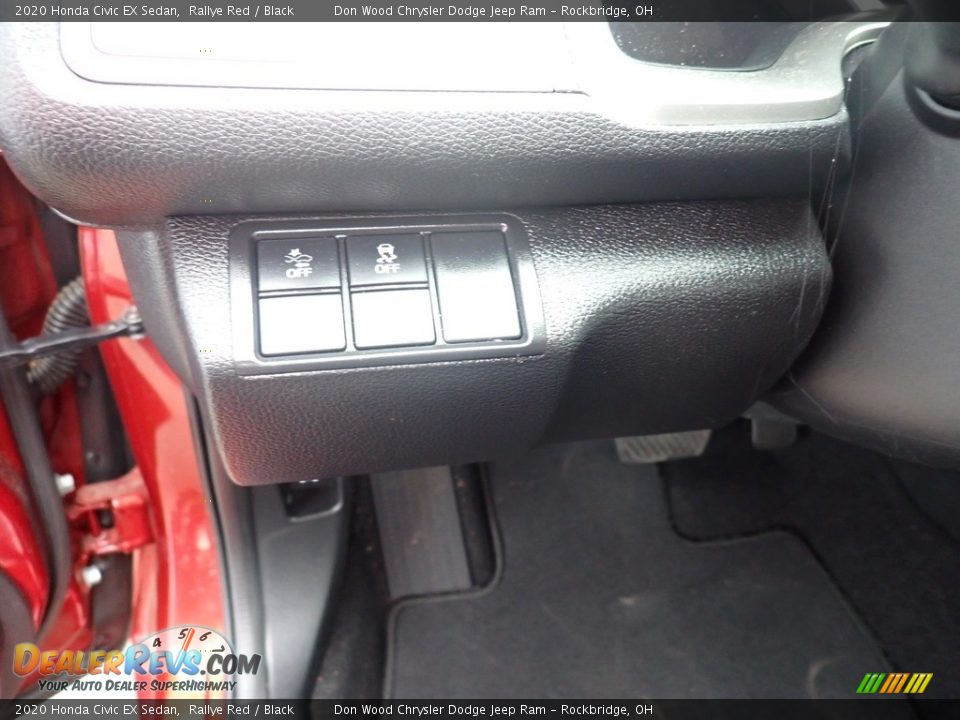 2020 Honda Civic EX Sedan Rallye Red / Black Photo #20