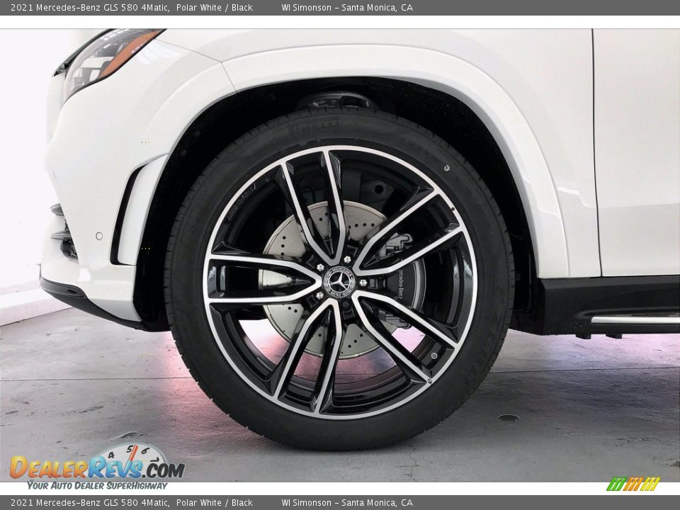 2021 Mercedes-Benz GLS 580 4Matic Polar White / Black Photo #9