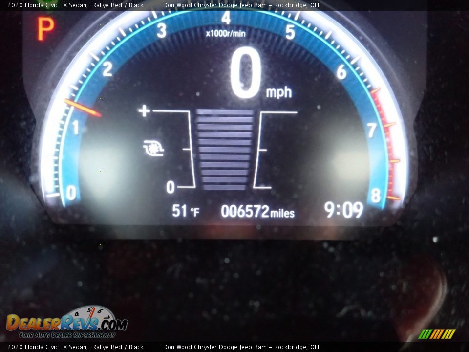 2020 Honda Civic EX Sedan Rallye Red / Black Photo #23