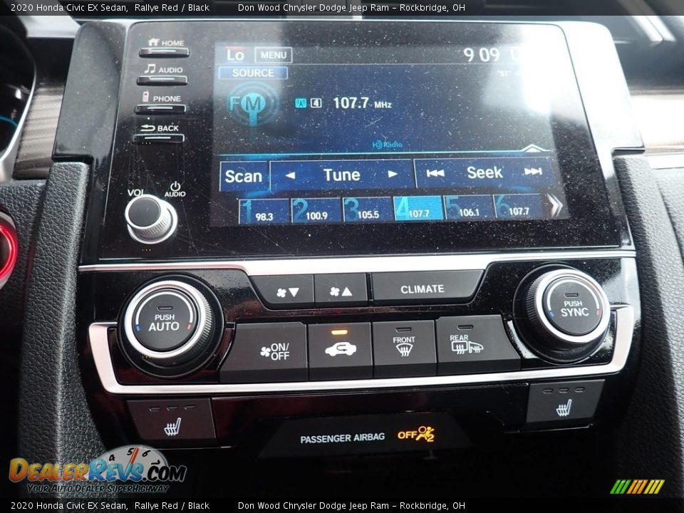 2020 Honda Civic EX Sedan Rallye Red / Black Photo #28