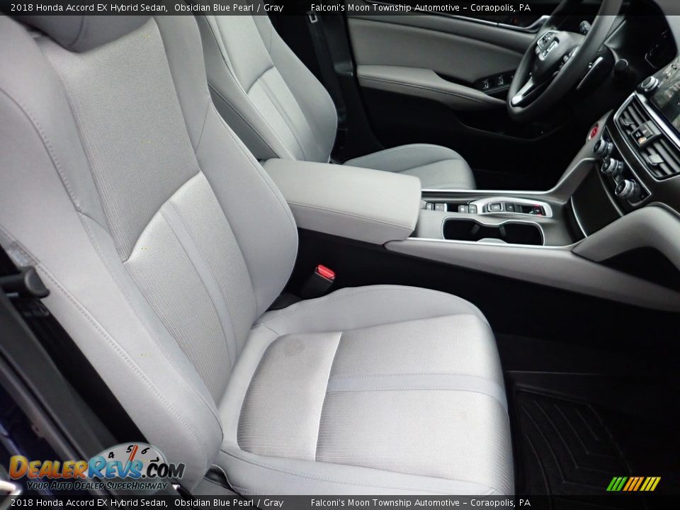 Front Seat of 2018 Honda Accord EX Hybrid Sedan Photo #10