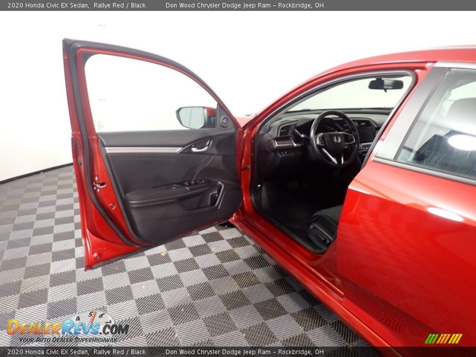2020 Honda Civic EX Sedan Rallye Red / Black Photo #30