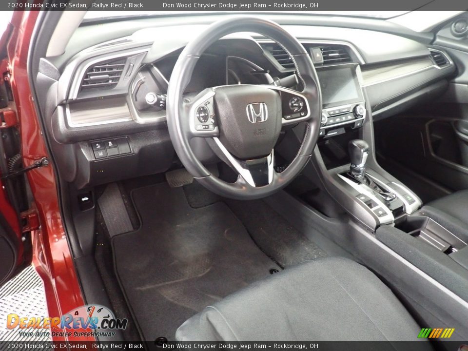 2020 Honda Civic EX Sedan Rallye Red / Black Photo #31