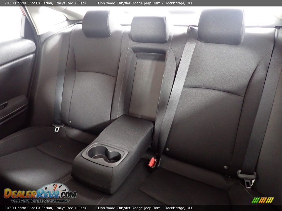 2020 Honda Civic EX Sedan Rallye Red / Black Photo #32