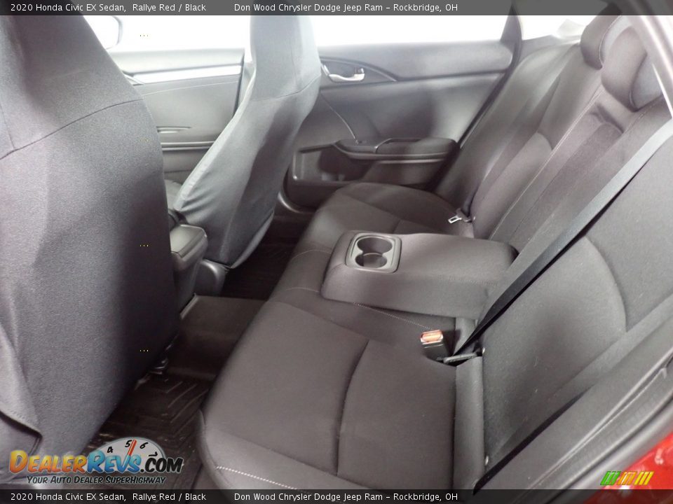 2020 Honda Civic EX Sedan Rallye Red / Black Photo #34
