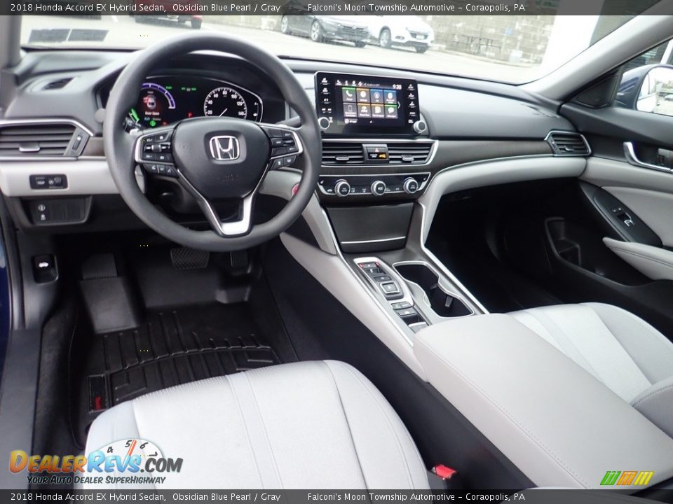 Gray Interior - 2018 Honda Accord EX Hybrid Sedan Photo #16