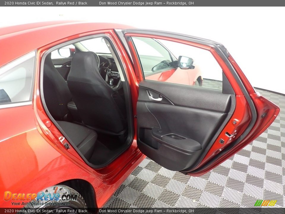 2020 Honda Civic EX Sedan Rallye Red / Black Photo #36