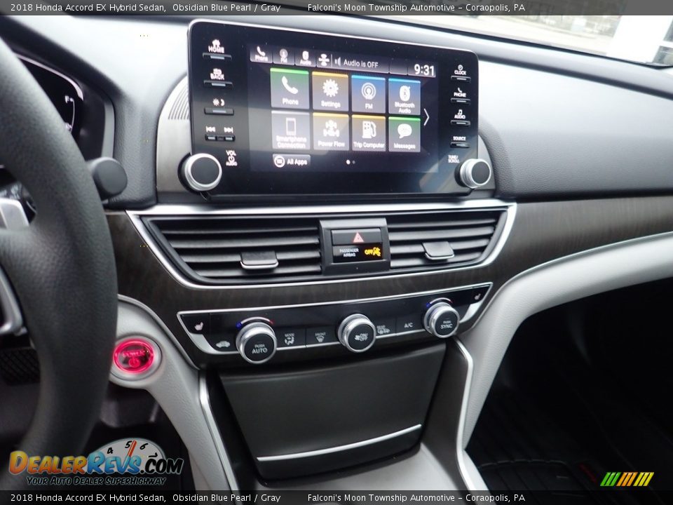 Controls of 2018 Honda Accord EX Hybrid Sedan Photo #22