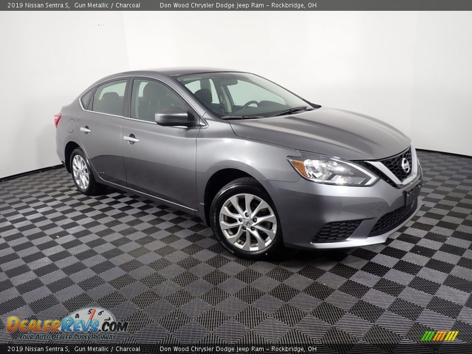 2019 Nissan Sentra S Gun Metallic / Charcoal Photo #3