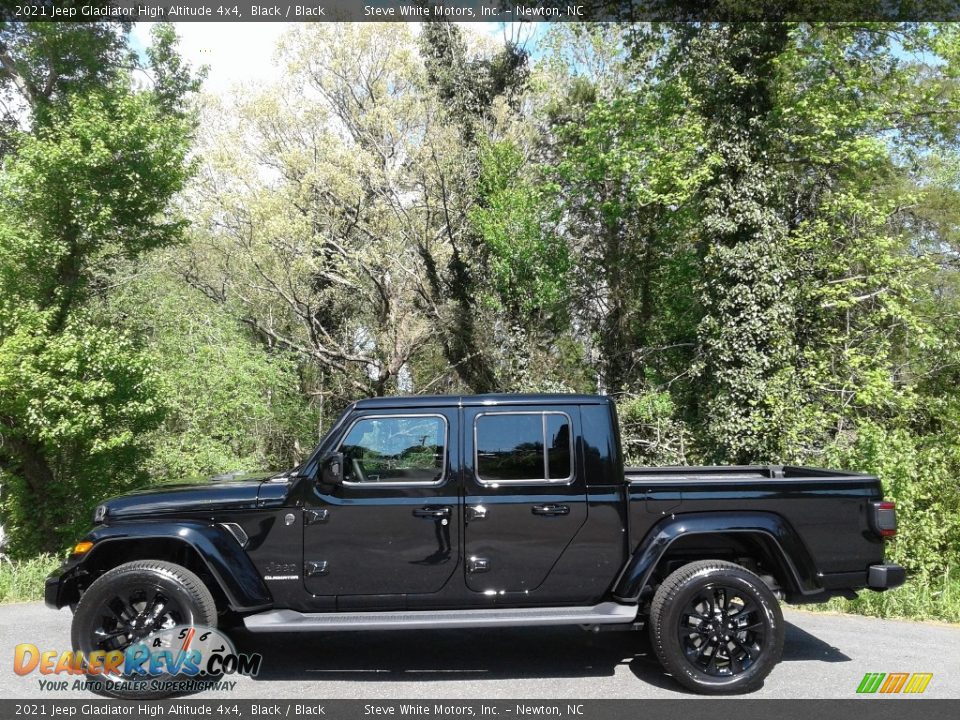 2021 Jeep Gladiator High Altitude 4x4 Black / Black Photo #1