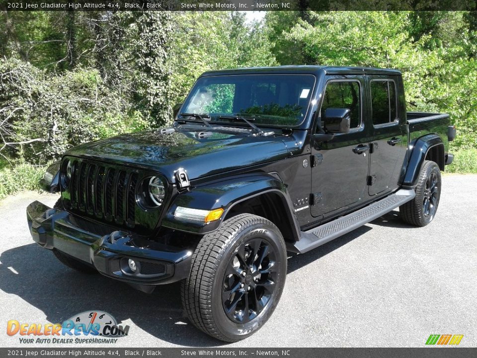 2021 Jeep Gladiator High Altitude 4x4 Black / Black Photo #2