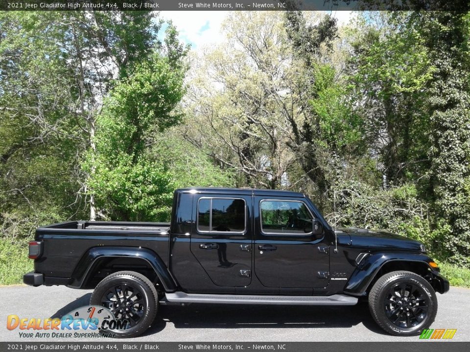 Black 2021 Jeep Gladiator High Altitude 4x4 Photo #5