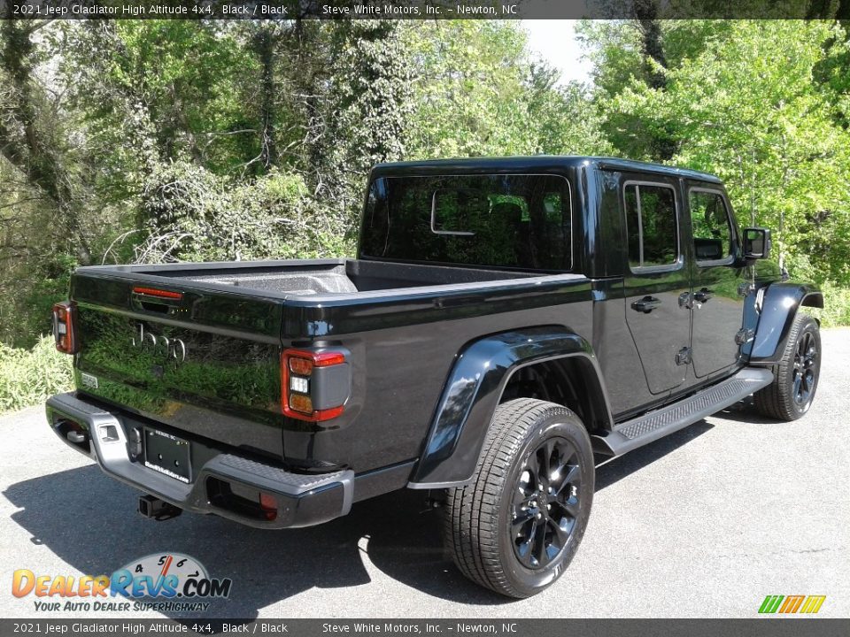 2021 Jeep Gladiator High Altitude 4x4 Black / Black Photo #6