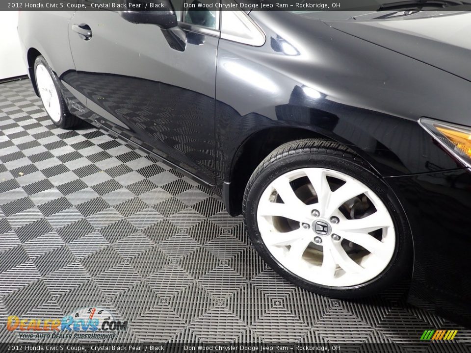 2012 Honda Civic Si Coupe Crystal Black Pearl / Black Photo #4