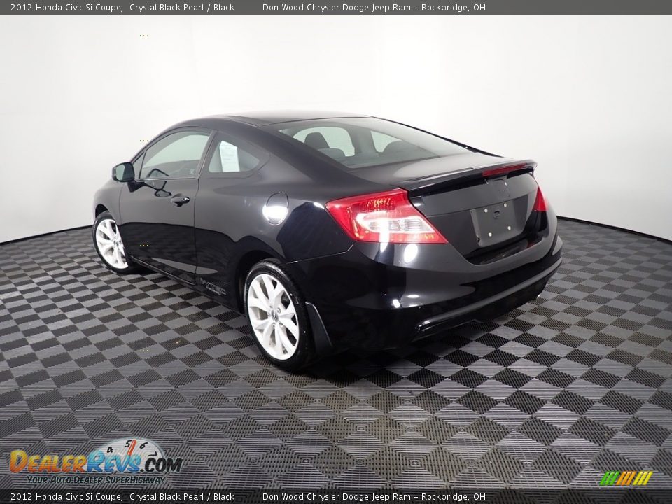 2012 Honda Civic Si Coupe Crystal Black Pearl / Black Photo #11