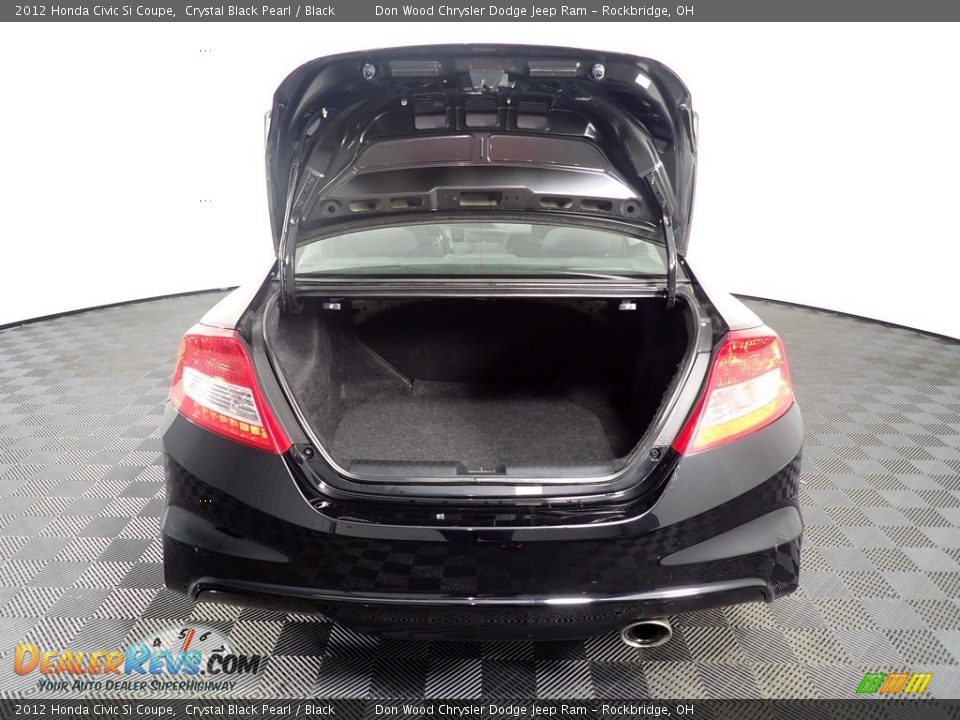 2012 Honda Civic Si Coupe Crystal Black Pearl / Black Photo #13