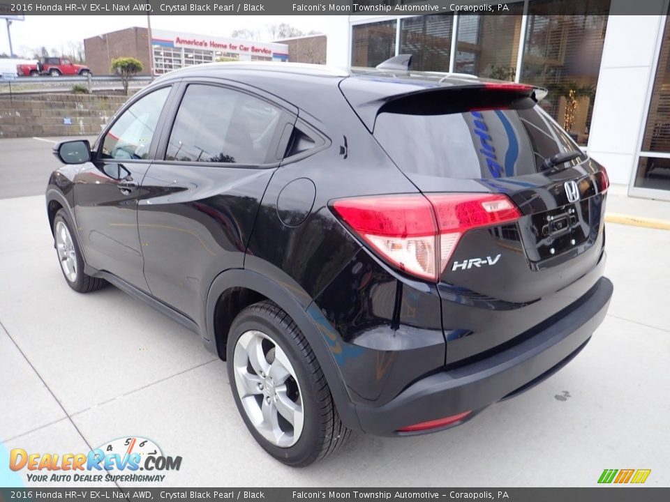 2016 Honda HR-V EX-L Navi AWD Crystal Black Pearl / Black Photo #2