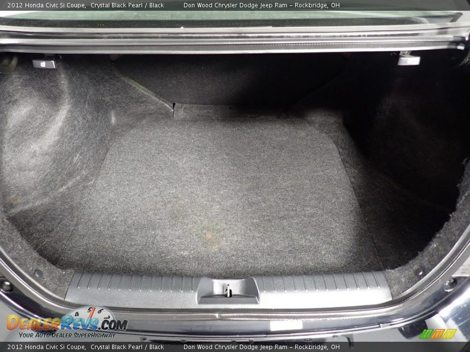 2012 Honda Civic Si Coupe Crystal Black Pearl / Black Photo #14