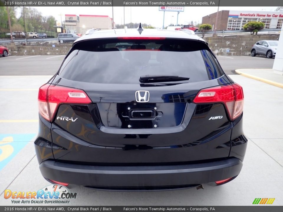 2016 Honda HR-V EX-L Navi AWD Crystal Black Pearl / Black Photo #3