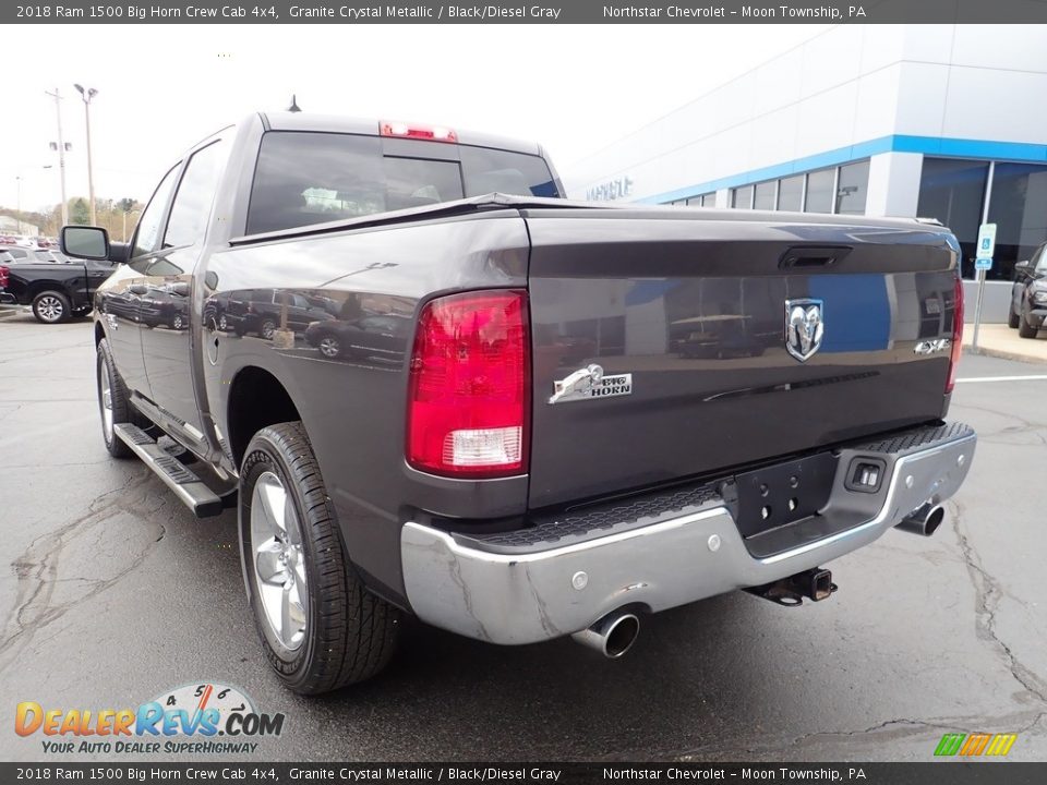 2018 Ram 1500 Big Horn Crew Cab 4x4 Granite Crystal Metallic / Black/Diesel Gray Photo #5