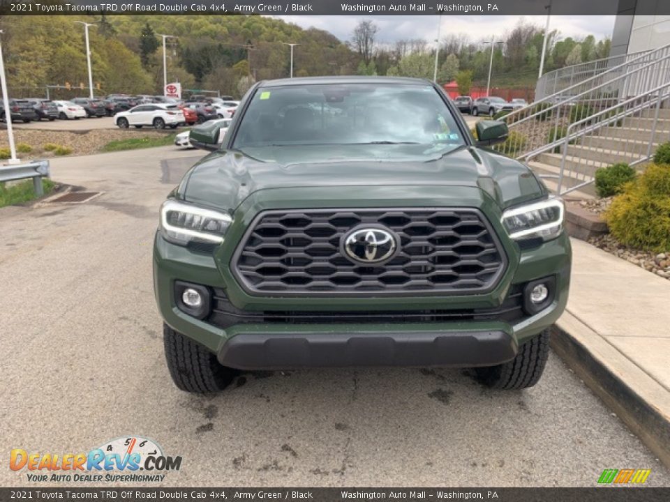 2021 Toyota Tacoma TRD Off Road Double Cab 4x4 Army Green / Black Photo #13