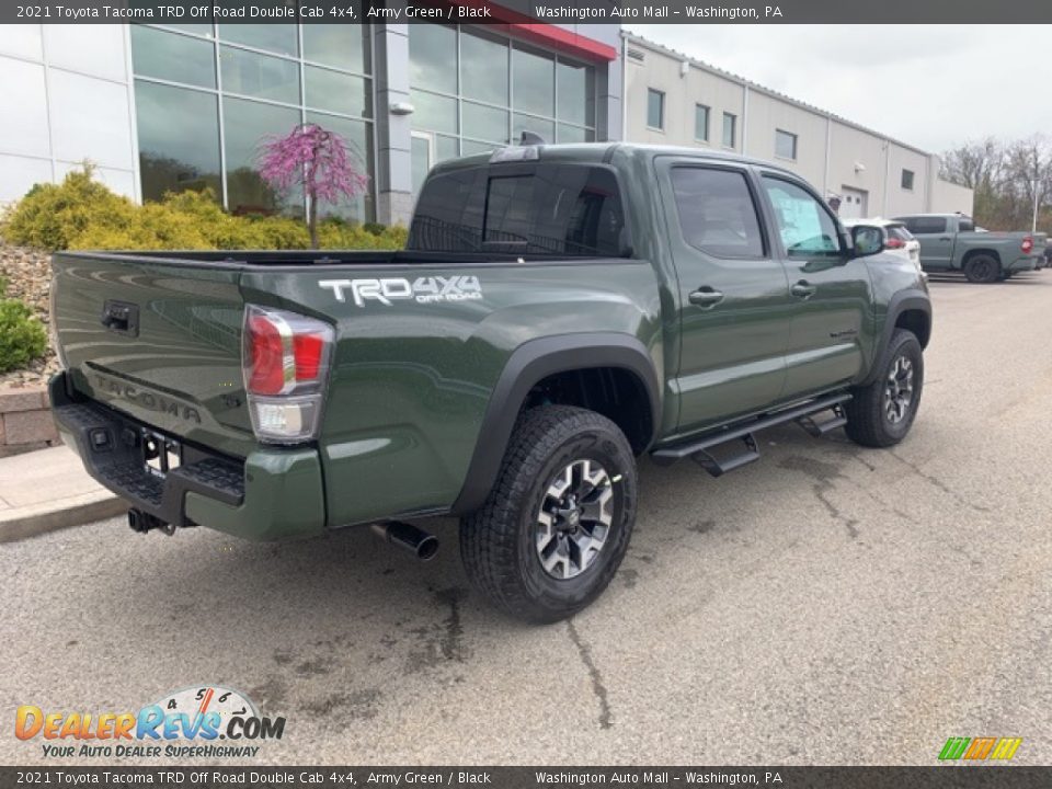 2021 Toyota Tacoma TRD Off Road Double Cab 4x4 Army Green / Black Photo #15