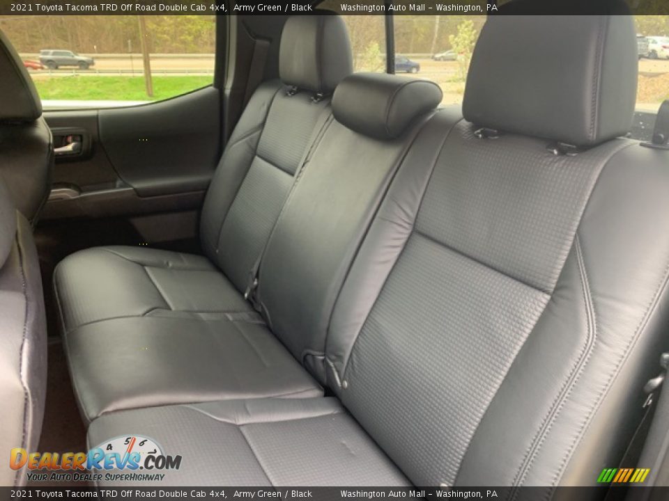 Rear Seat of 2021 Toyota Tacoma TRD Off Road Double Cab 4x4 Photo #24