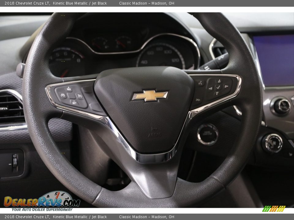 2018 Chevrolet Cruze LT Kinetic Blue Metallic / Jet Black Photo #7