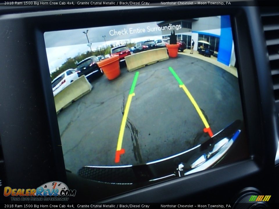 2018 Ram 1500 Big Horn Crew Cab 4x4 Granite Crystal Metallic / Black/Diesel Gray Photo #30