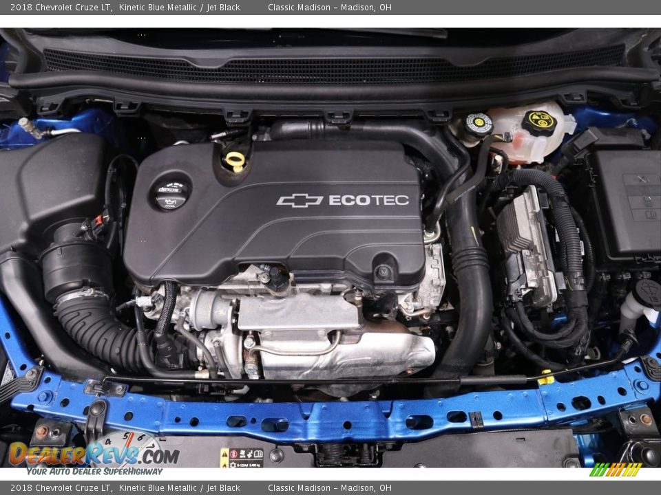 2018 Chevrolet Cruze LT Kinetic Blue Metallic / Jet Black Photo #18