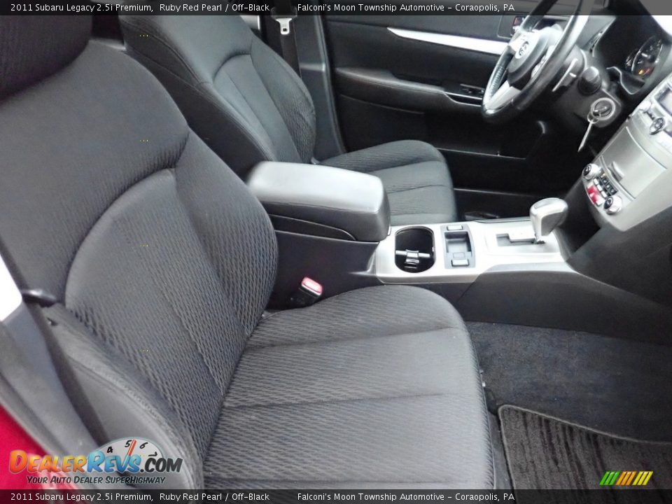 2011 Subaru Legacy 2.5i Premium Ruby Red Pearl / Off-Black Photo #10
