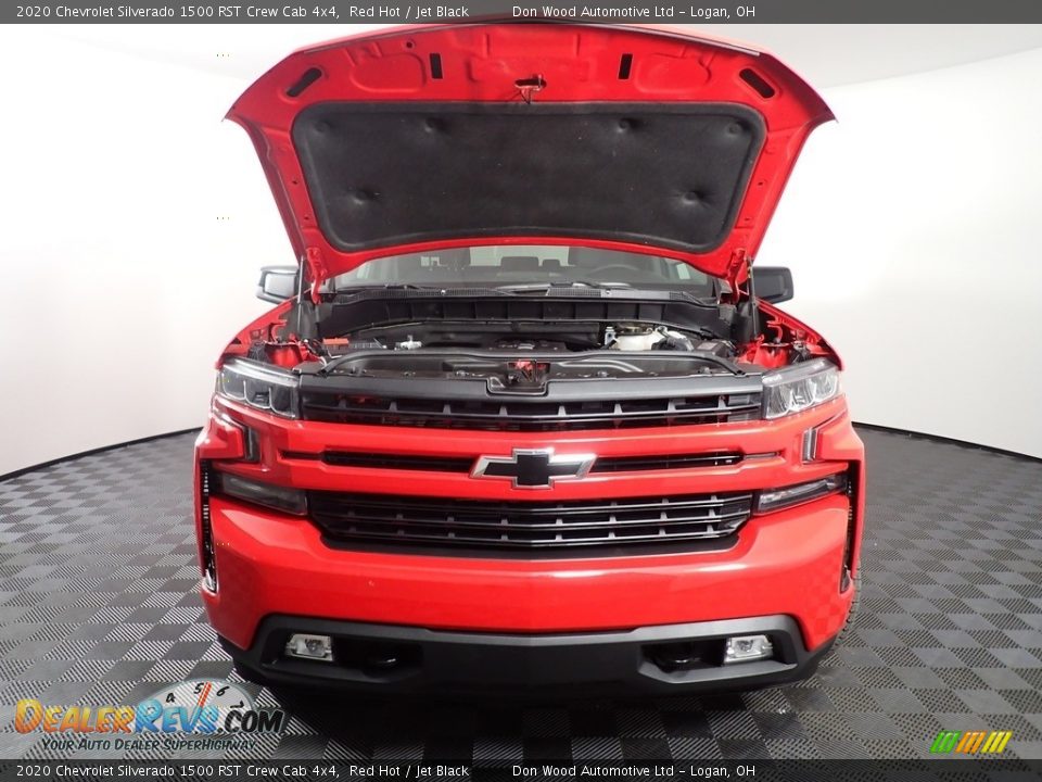 2020 Chevrolet Silverado 1500 RST Crew Cab 4x4 Red Hot / Jet Black Photo #7