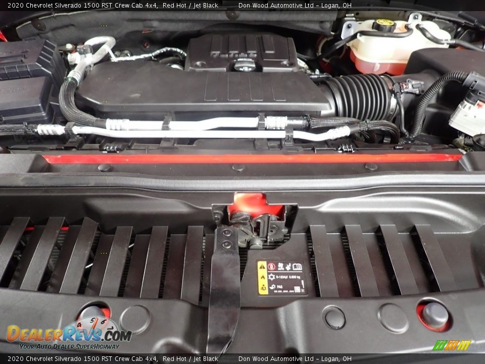 2020 Chevrolet Silverado 1500 RST Crew Cab 4x4 Red Hot / Jet Black Photo #8