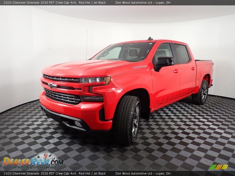 2020 Chevrolet Silverado 1500 RST Crew Cab 4x4 Red Hot / Jet Black Photo #9