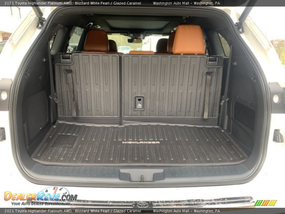 2021 Toyota Highlander Platinum AWD Trunk Photo #27