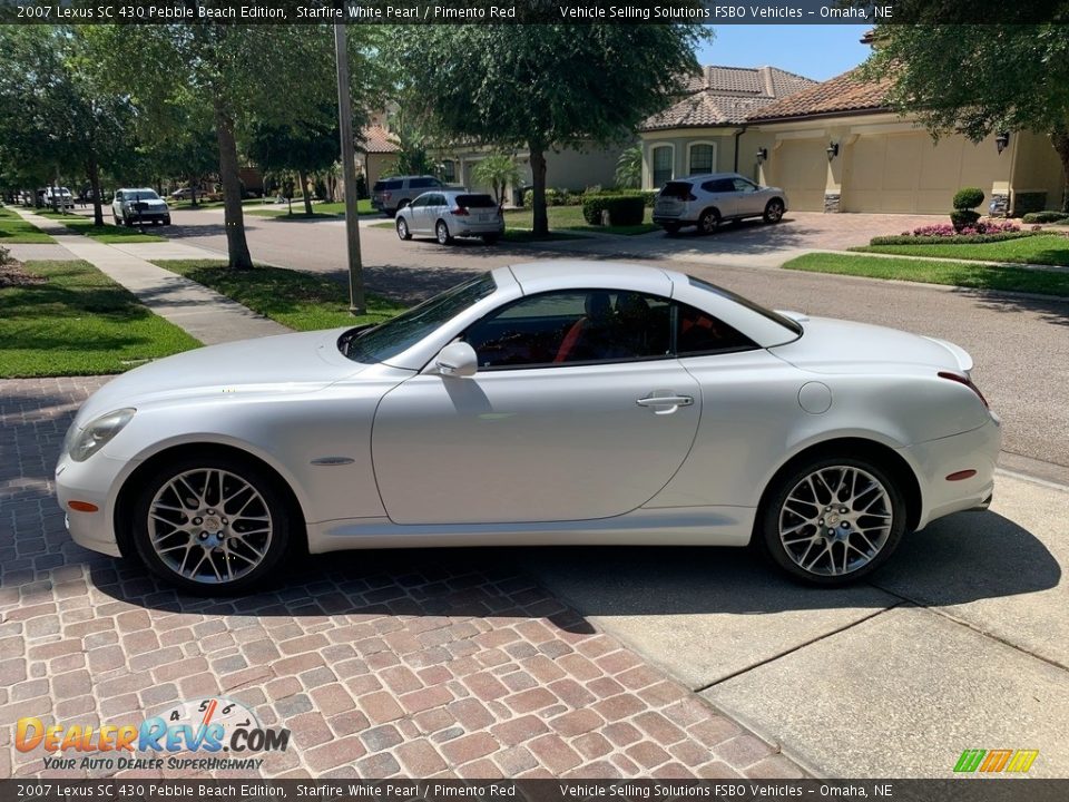 2007 Lexus SC 430 Pebble Beach Edition Starfire White Pearl / Pimento Red Photo #1